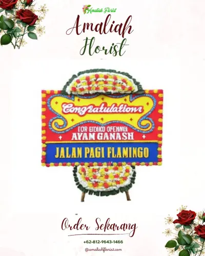 Bunga Papan Congratulation di Sipedang